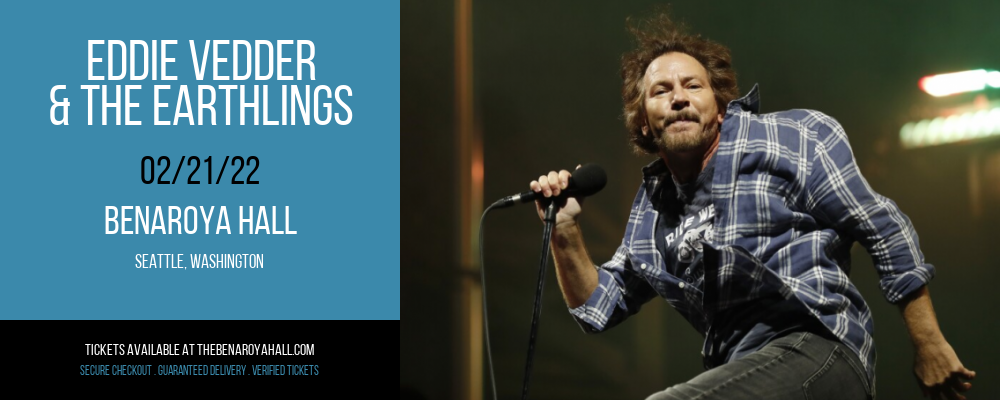 Eddie Vedder & The Earthlings [CANCELLED] at Benaroya Hall